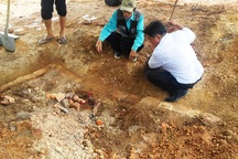 Tìm thấy huyệt mộ vợ vua Nguyễn bị san ủi tại dự án bãi đỗ xe