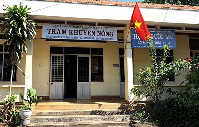 Trạm khuyến nông nơi  xảy ra vi phạm
