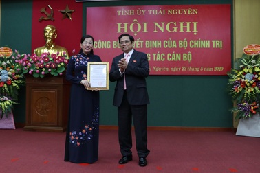 Bà Nguyễn Thanh Hải làm Bí thư Tỉnh uỷ Thái Nguyên