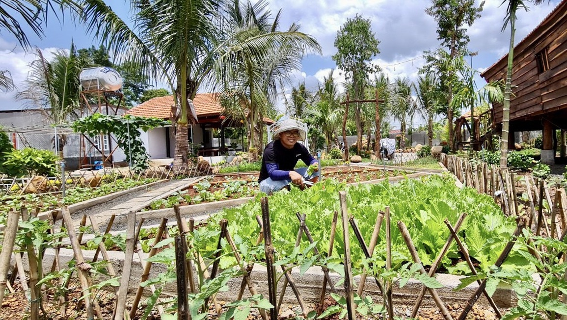 Chàng trai 9X gom đá và gỗ cũ, dựng nhà vườn 1.000m2 ở Buôn Mê Thuột - 9 Chàng trai 9X gom đá và gỗ cũ, dựng nhà vườn 1.000m2 ở Buôn Mê Thuột - 9