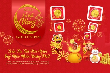 DOJI tổ chức lễ hội vàng - Gold Festival 2023 dịp Thần Tài
