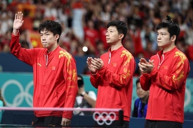 Trung Quốc không có đối thủ ở môn bóng bàn, giành HCV thứ 4 ở Olympic 2024