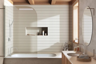 Phòng tắm nhỏ hóa rộng với 6 bí quyết nới không gian đỉnh cao