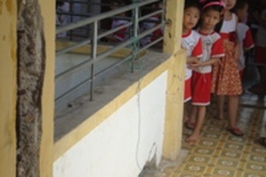 Trường mầm non giảm chỉ tiêu vì... phòng học xuống cấp