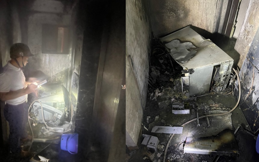 Vụ cháy nhà trọ ở phố Triều Khúc: Gần 20 người tự thoát nạn - 1