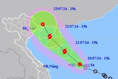 Áp thấp mạnh lên, cả nước mưa lớn