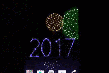 Mang pháo hoa đầy màu sắc lên màn hình smartphone để đón Tết Đinh Dậu