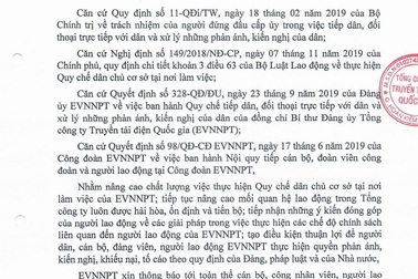 EVNNPT mở các kênh tiếp nhận ý kiến của công dân, của người lao động trong EVNNPT