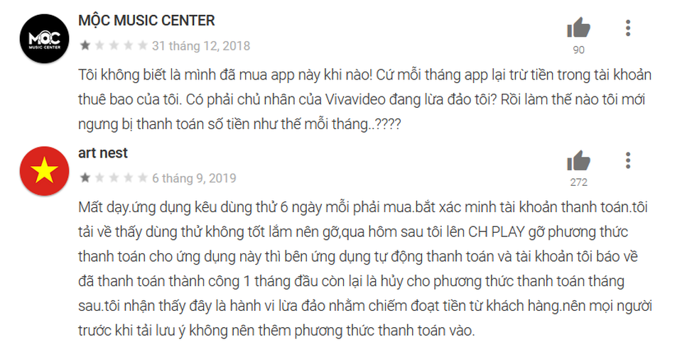 Phát hiện ứng dụng nổi tiếng VivaVideo âm thầm “móc túi” người dùng - 2 Phát hiện ứng dụng nổi tiếng VivaVideo âm thầm “móc túi” người dùng - 2