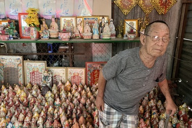 Cụ ông 30 năm nhặt tượng ông Địa, Thần tài thờ cúng trên khu đất 110 tỷ đồng