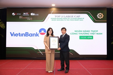 VietinBank vào top 3 doanh nghiệp niêm yết có hoạt động IR được yêu thích nhất
