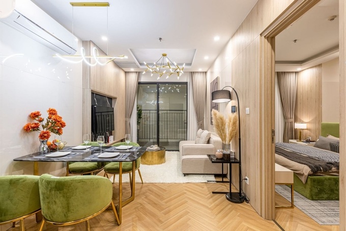 Căn hộ Suite Apartment 1 phòng ngủ có diện tích hơn 50m2 sở hữu 2 ban công độc đáo tại “Quận Ocean”