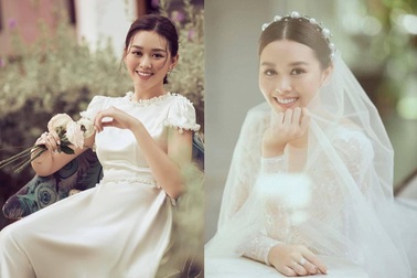 Á hậu Tường San rạng rỡ trong hình ảnh cô dâu