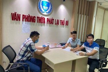 Thanh tra Sở Tư pháp xử phạt nhiều thừa phát lại ở Hà Nội