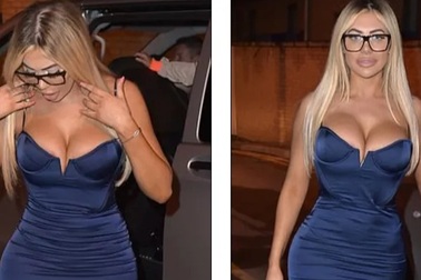 Chloe Ferry diện váy bó khoe ngực ngoại cỡ