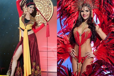 Hoàng My gợi cảm với áo tứ thân cách điệu