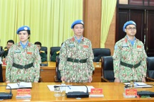 Thêm 3 sĩ quan Việt Nam sang châu Phi gìn giữ hòa bình