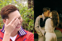 Mạnh Trường bị "giục"... về bế con khi đang diễn cảnh hôn Thùy Anh