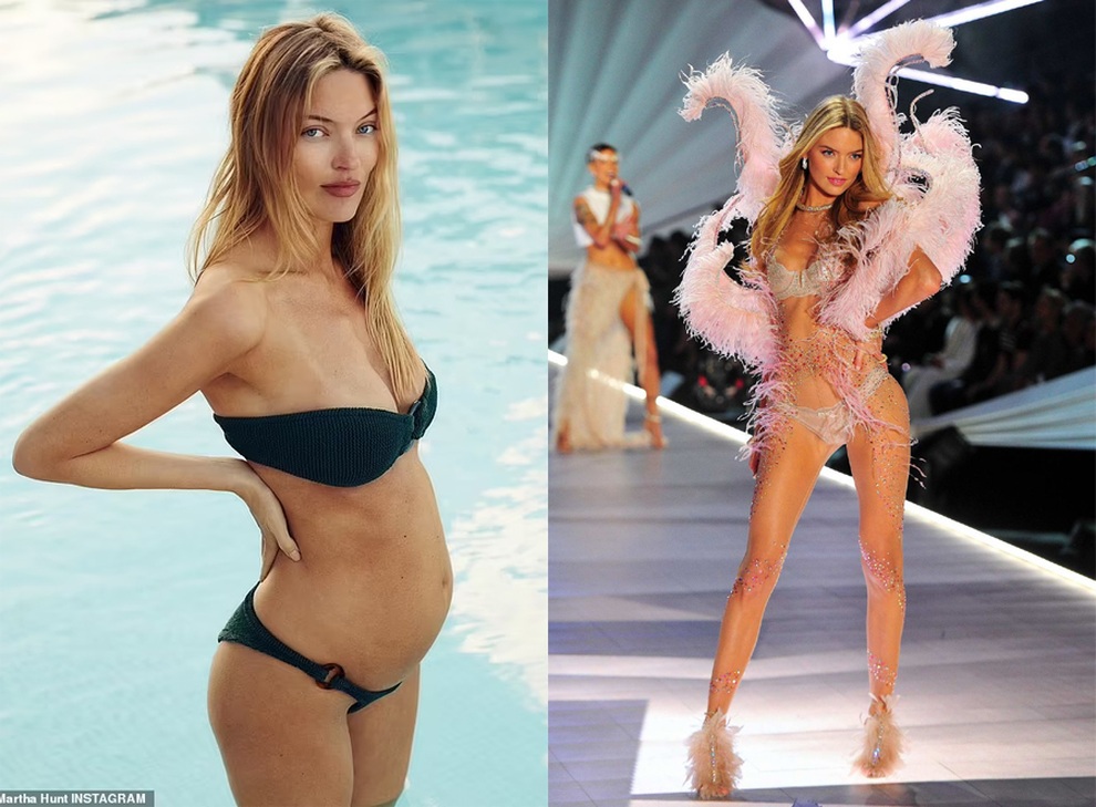Thiên thần nội y Martha Hunt sinh con đầu lòng - 1 Thiên thần nội y Martha Hunt sinh con đầu lòng - 1