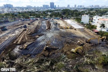 TPHCM thần tốc xây dựng bệnh viện dã chiến trên đầm lầy rộng 5 héc-ta