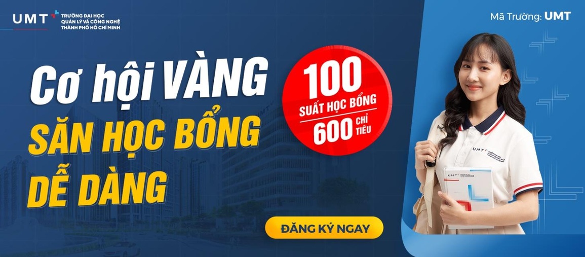 Nhận học bổng 360 triệu đồng khi xét tuyển vào trường Đại học UMT - 2 Nhận học bổng 360 triệu đồng khi xét tuyển vào trường Đại học UMT - 2