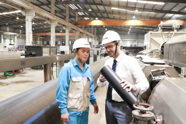 "Trái tim" của nhà máy tạo ra những sản phẩm EUROPIPE chất lượng vượt trội