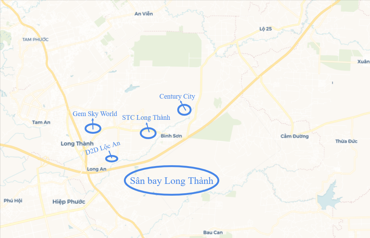 Loạt dự án quanh sân bay Long Thành - 3 Loạt dự án quanh sân bay Long Thành - 3