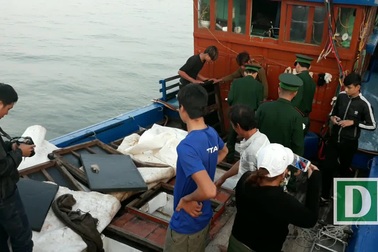 2 tàu cá bị đâm va, cướp phá tài sản