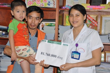 Gần 82 triệu đồng đến với người bố có 3 con bị rối loạn đông máu