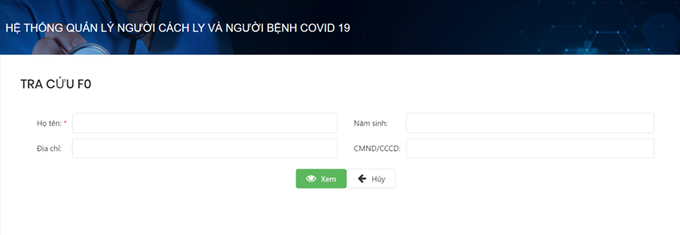  Hướng dẫn tra cứu thông tin người thân đang điều trị COVID-19 tại TP.HCM - Ảnh 1.