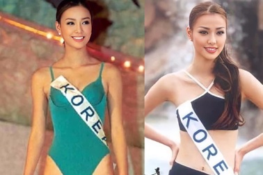 Ảnh thời đi thi hoa hậu "xinh như mộng" của "bà xã" Kwon Sang Woo gây sốt