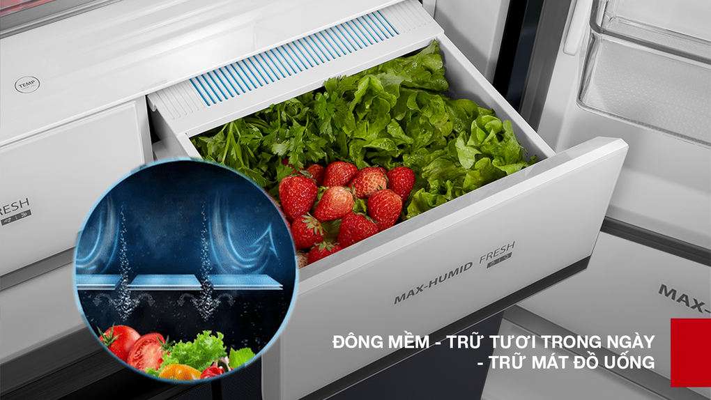 Tủ lạnh Toshiba GR-RF670WI: Master fresh thông minh chăm sóc dinh dưỡng cho gia đình - 4 Tủ lạnh Toshiba GR-RF670WI: Master fresh thông minh chăm sóc dinh dưỡng cho gia đình - 4