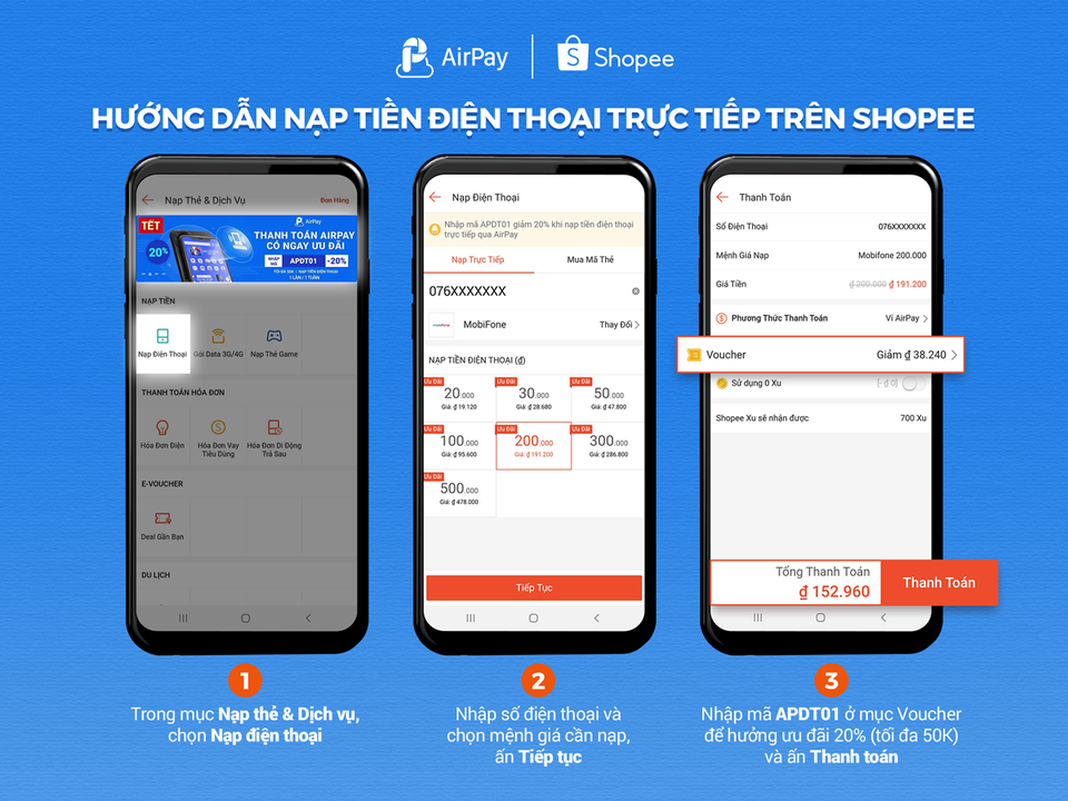 Nhận ngay ưu đãi khi liên kết Ví AirPay trên Shopee - 5 Nhận ngay ưu đãi khi liên kết Ví AirPay trên Shopee - 5
