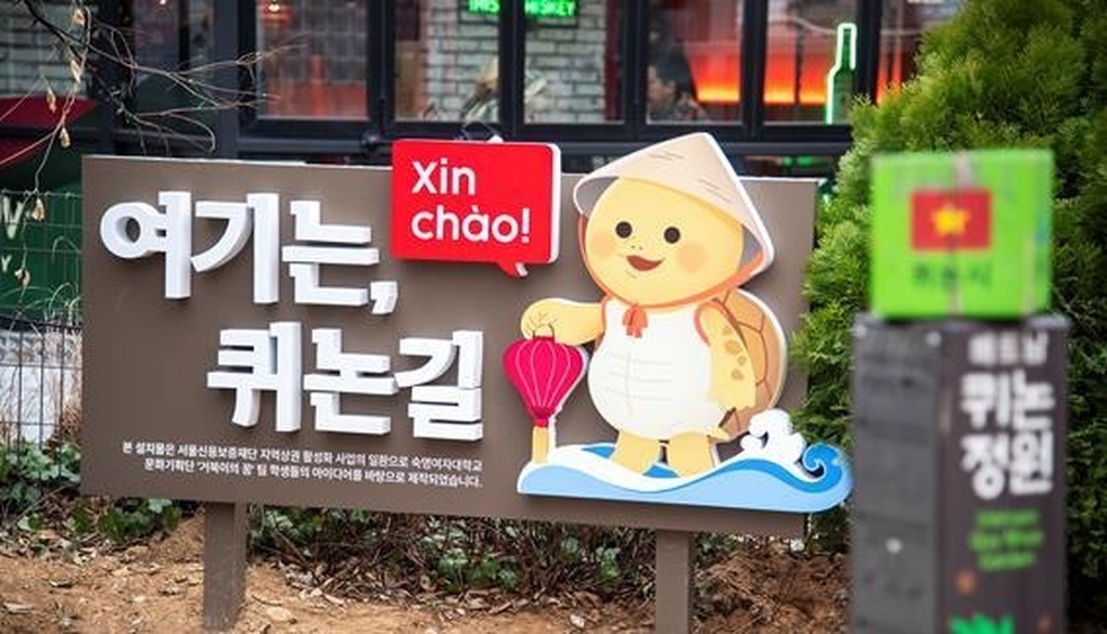 Biển Xin chào bằng tiếng Việt tràn ngập Hàn Quốc, khách cũng rất chịu chi - 4 Biển Xin chào bằng tiếng Việt tràn ngập Hàn Quốc, khách cũng rất chịu chi - 4