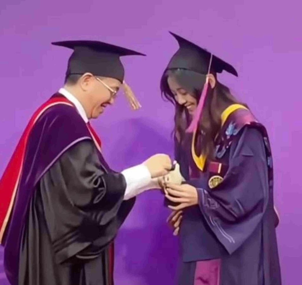 Tranh cãi việc sinh viên, nghiên cứu sinh mang Labubu lên nhận bằng - 1 Tranh cãi việc sinh viên, nghiên cứu sinh mang Labubu lên nhận bằng - 1