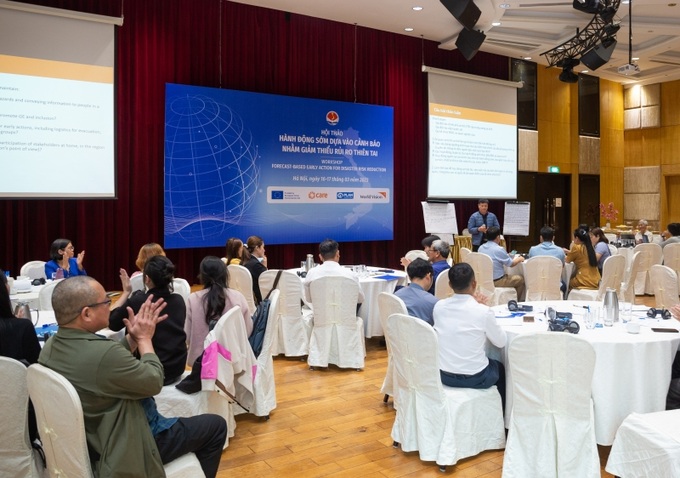 Hội thảo Chia sẻ các bài học kinh nghiệm và khuyến nghị liên quan tới mô hình Hành động sớm dựa trên cảnh báo.