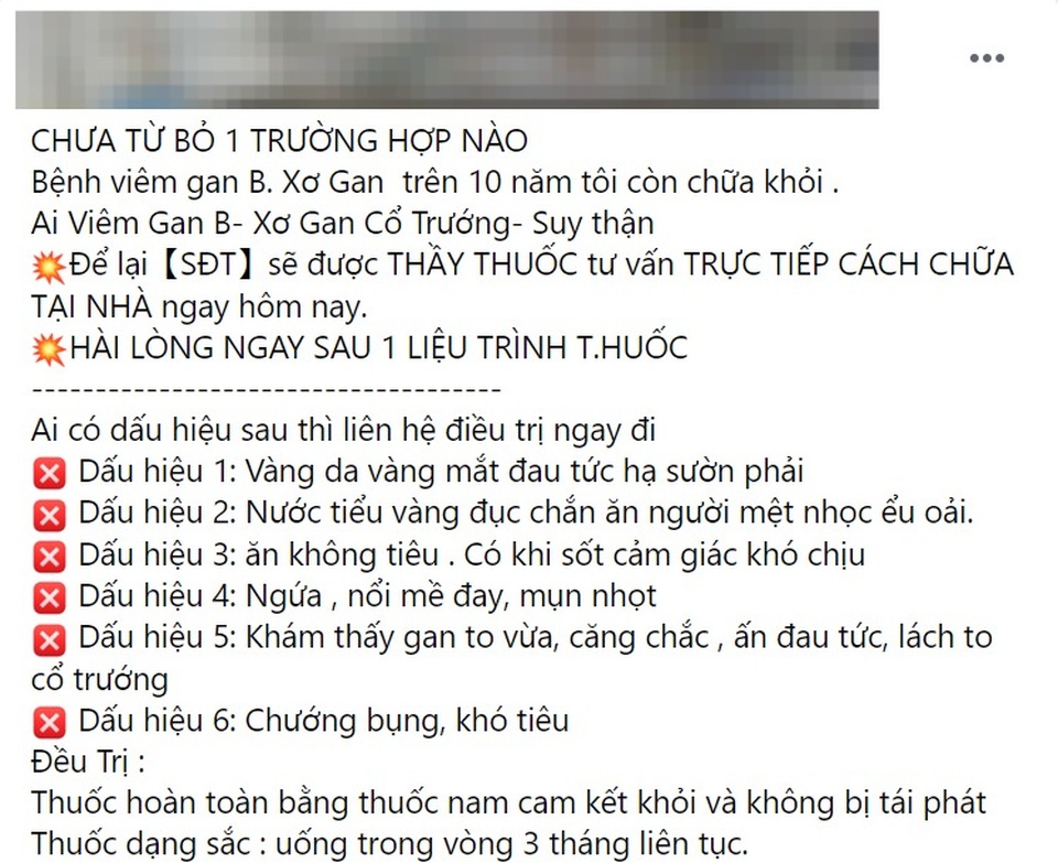 Nhiều bệnh nhân viêm gan B bị suy gan, suy thận vì thuốc truyền miệng - 4 Nhiều bệnh nhân viêm gan B bị suy gan, suy thận vì thuốc truyền miệng - 4