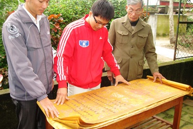 Phát hiện nhiều đạo sắc phong quý thời Lê, Nguyễn 