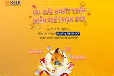 SHB miễn trọn đời phí chuyển tiền cho khách hàng cá nhân