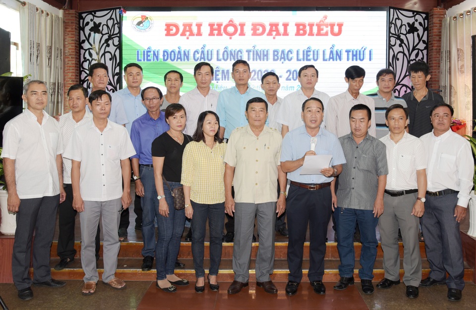 Ra mắt Liên đoàn cầu lông tỉnh Bạc Liêu - 1 Ra mắt Liên đoàn cầu lông tỉnh Bạc Liêu - 1