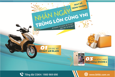 Mua bảo hiểm ô tô, cơ hội trúng lớn!