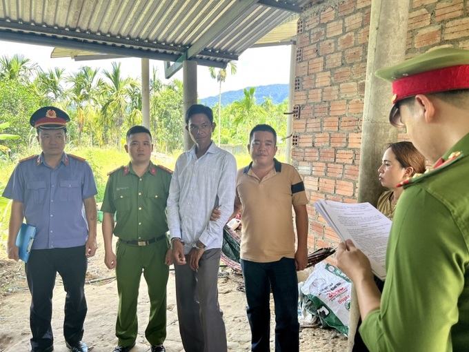 Đối tượng Trần Quang Thái. Ảnh: CA cung cấp