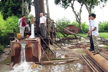Quản lý chặt người hành nghề khoan nước dưới đất