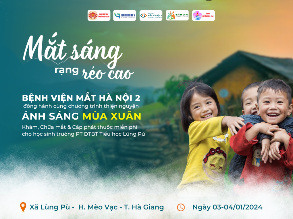 Chương trình Ánh sáng mùa xuân khám và phát thuốc miễn phí tại Lũng Pù, Hà Giang - 1