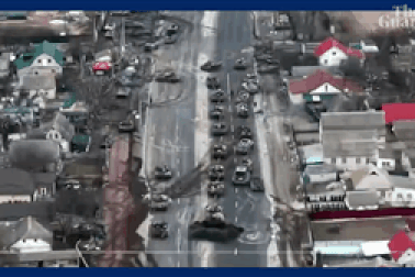 Ukraine công bố video bắn pháo phá hủy xe tăng Nga