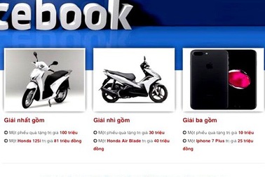Bóc mẽ chiêu lừa đảo trúng thưởng “khủng” trên Facebook