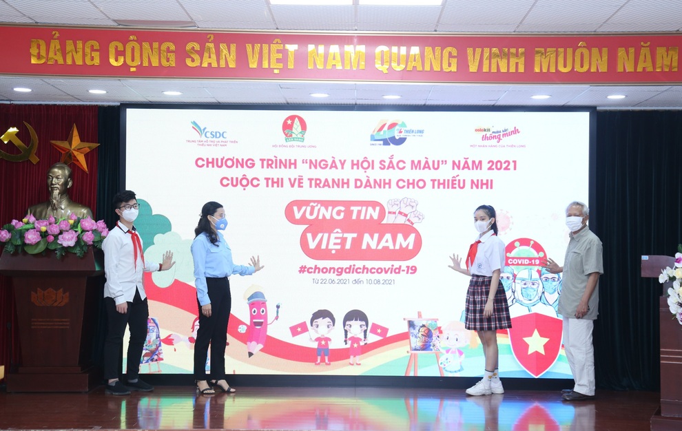 Phát động cuộc thi vẽ tranh thiếu nhi chủ đề Vững tin Việt Nam - 1 Phát động cuộc thi vẽ tranh thiếu nhi chủ đề Vững tin Việt Nam - 1