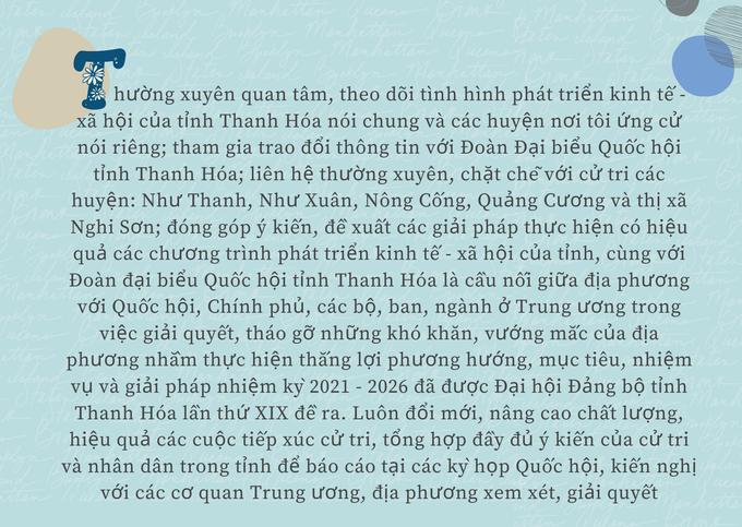 6 chương trình trình hành động của Bộ trưởng Đào Ngọc Dung tại Hội nghị tiếp xúc cử tri, vận động bầu cử ở Thanh Hóa - Ảnh 5.