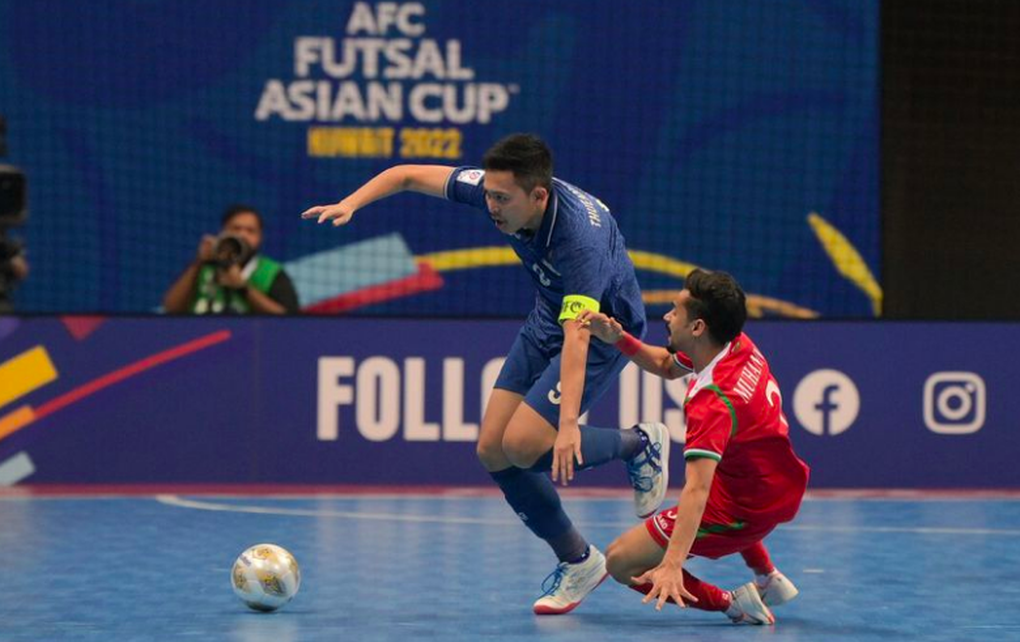 Thắng tưng bừng Oman, Thái Lan vào tứ kết giải futsal châu Á - 1 Thắng tưng bừng Oman, Thái Lan vào tứ kết giải futsal châu Á - 1
