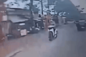 Nổ khí gas gần sân vận động ở Hải Phòng, ít nhất 2 người bị thương